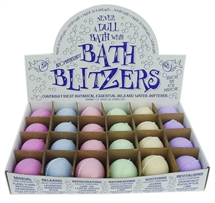 Bath Blitzers  Large 70 mm , Display box of 24 Aromatherapy collection 